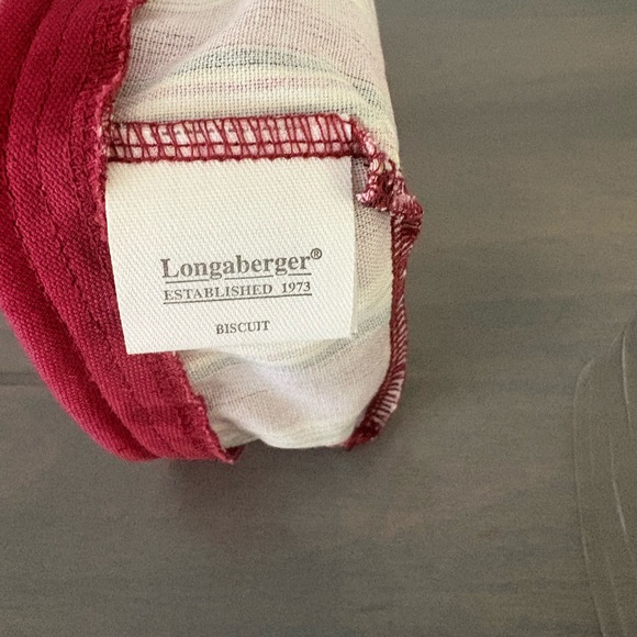 Longaberger 2004 Small Basket With Lining And Plastic Insert 7.5 X 5 X 2.5 Inch - Picture 9 of 12